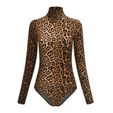 Leopard Bodysuit for Women Sexy Bodycon