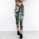 Camo Fitness Women Sportswear Yoga Set