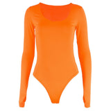Bodysuit Women Long Sleeve Bodycon Winter Streetwear