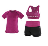 High Waist 5 Pieces Outdoor Running Sports Clothing