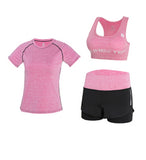High Waist 5 Pieces Outdoor Running Sports Clothing