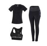 High Waist 5 Pieces Outdoor Running Sports Clothing