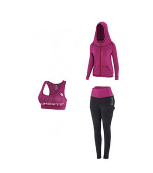 High Waist 5 Pieces Outdoor Running Sports Clothing
