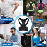 Adjustable Magnetic Posture Corrector Corset Back Brace