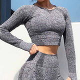 Seamless Women Yoga Top And Athletic Legging