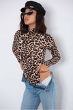 Leopard Bodysuit for Women Sexy Bodycon