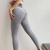 Gym Knitting Leggings For Fitness High Elasticity